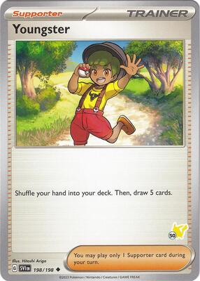 Youngster - Pikachu 50 card from Battle Academy 2024