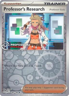 Professor's Research [Professor Sada] - 189/198 card from Professor Program Promos