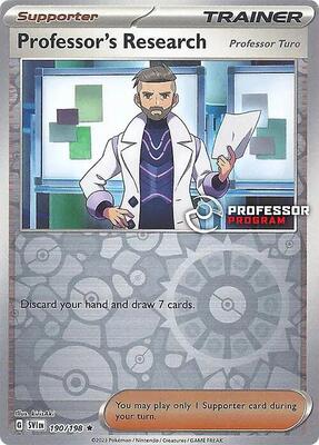 Professor's Research [Professor Turo] - 190/198 card from Professor Program Promos