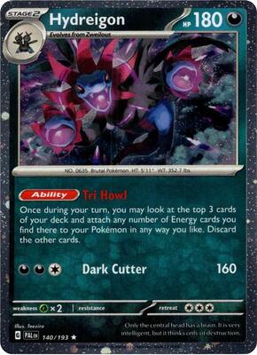 Hydreigon (Cosmos Holo) card from Blister Exclusives