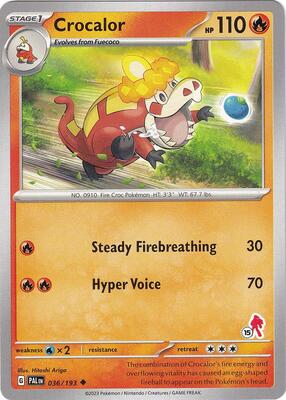Crocalor - Armarouge 15 card from Battle Academy 2024
