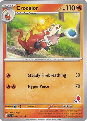 Crocalor - Armarouge 30 card from Battle Academy 2024