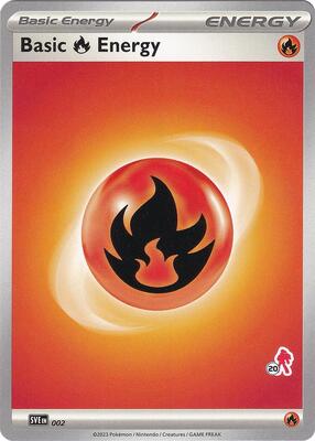 Basic Fire Energy - Armarouge 20 card from Battle Academy 2024