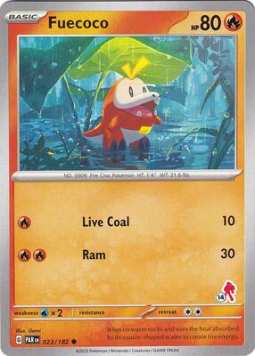 Fuecoco - Armarouge 14 card from Battle Academy 2024