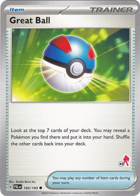 Great Ball - Armarouge 43 card from Battle Academy 2024