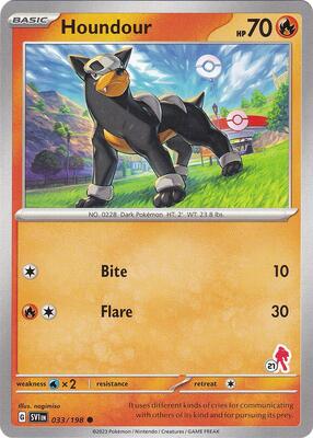 Houndour - Armarouge 21 card from Battle Academy 2024