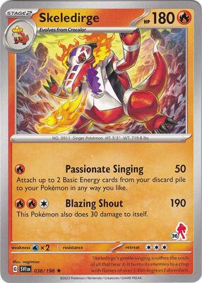 Skeledirge - Armarouge 36 card from Battle Academy 2024