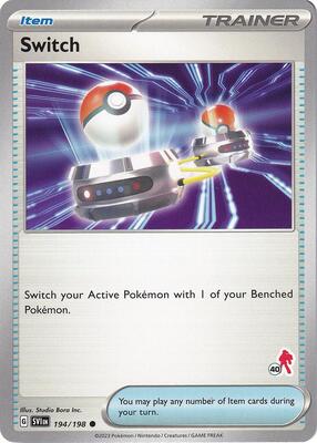 Switch - Armarouge 40 card from Battle Academy 2024