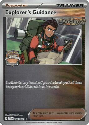 Explorer's Guidance - 147/162 (Regional Championships) card from League & Championship Cards