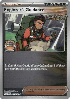 Explorer's Guidance - 147/162 (Regional Championships) [Staff] card from League & Championship Cards