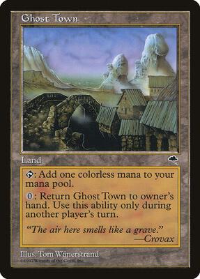 Ghost Town card from Tempest