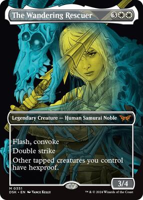 The Wandering Rescuer (Showcase) card from Duskmourn: House of Horror