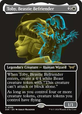 Toby, Beastie Befriender (Showcase) card from Duskmourn: House of Horror