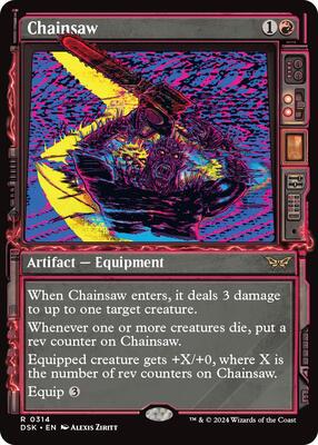 Chainsaw (Showcase) card from Duskmourn: House of Horror