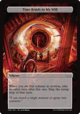 Time Bends to My Will (Full Art) card from Archenemy: Duskmourn