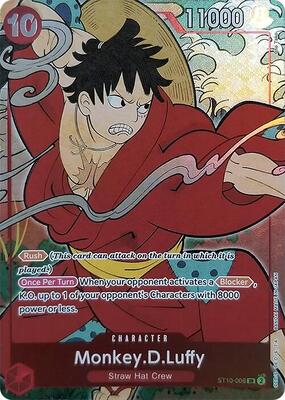Monkey.D.Luffy (English Version 1st Anniversary Set) card from One Piece Promotion Cards
