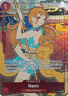Nami (English Version 1st Anniversary Set) card from One Piece Promotion Cards