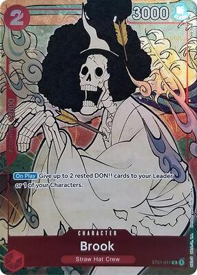 Brook (English Version 1st Anniversary Set) card from One Piece Promotion Cards