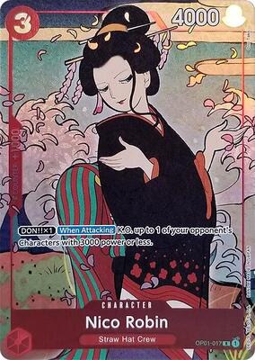 Nico Robin (English Version 1st Anniversary Set) card from One Piece Promotion Cards