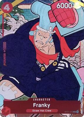 Franky (English Version 1st Anniversary Set) card from One Piece Promotion Cards