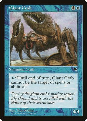 Giant Crab card from Tempest