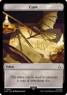 Copy Token card from Universes Beyond: Assassin's Creed