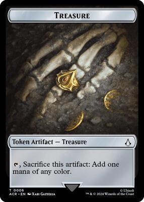 Treasure Token card from Universes Beyond: Assassin's Creed