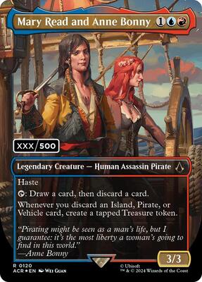 Mary Read and Anne Bonny (English) (Serial Numbered) card from Universes Beyond: Assassin's Creed