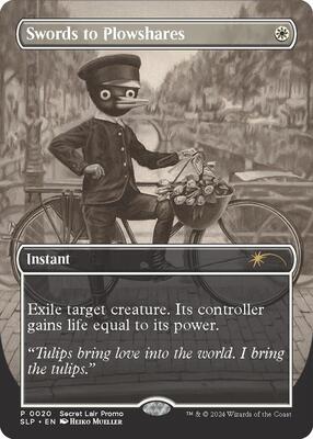 Swords to Plowshares card from Secret Lair Showdown
