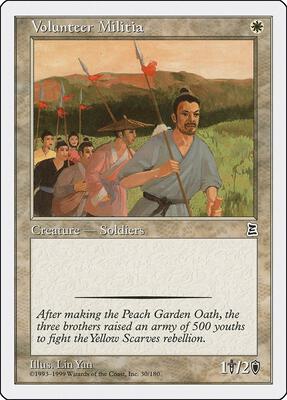 Volunteer Militia card from Portal Three Kingdoms