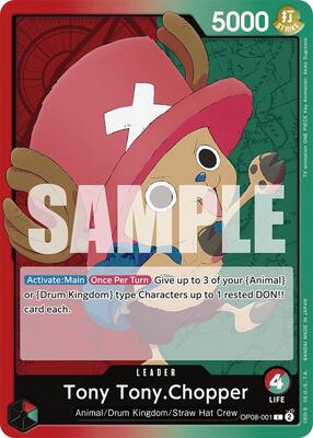 Tony Tony.Chopper (001) card from Two Legends