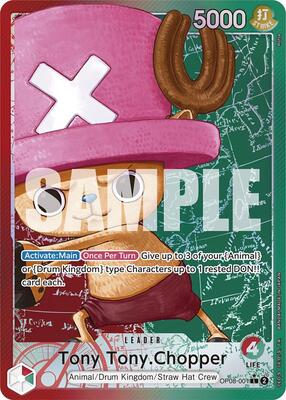 Tony Tony.Chopper (001) (Parallel) card from Two Legends