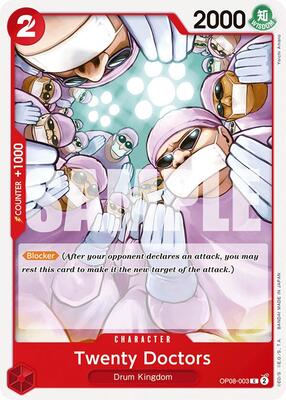 Twenty Doctors card from Two Legends