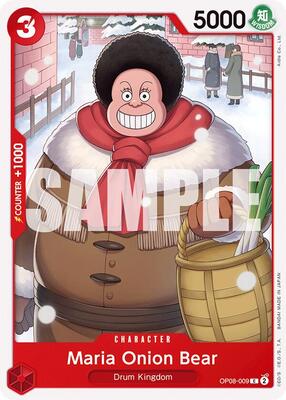 Maria Onion Bear card from Two Legends