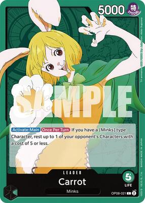 Carrot (021) card from Two Legends