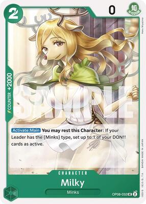 Milky card from Two Legends