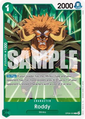 Roddy card from Two Legends