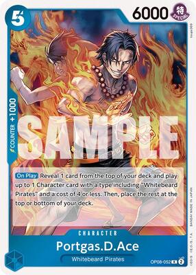 Portgas.D.Ace card from Two Legends
