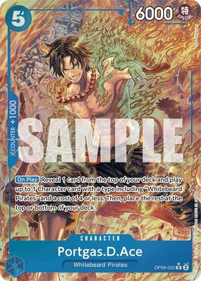 Portgas.D.Ace (Parallel) card from Two Legends
