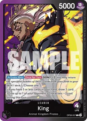 King (057) card from Two Legends
