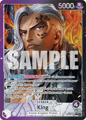 King (057) (Parallel) card from Two Legends