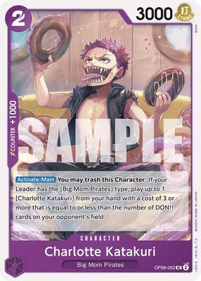 Charlotte Katakuri (062) card from Two Legends