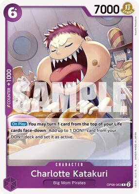 Charlotte Katakuri (063) card from Two Legends
