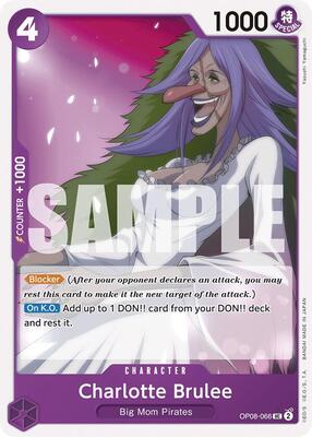 Charlotte Brulee card from Two Legends