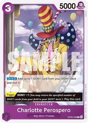 Charlotte Perospero card from Two Legends