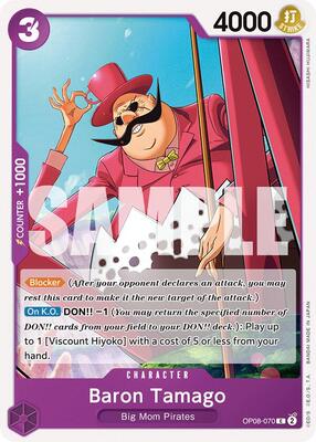 Baron Tamago card from Two Legends