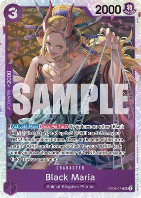 Black Maria card from Two Legends