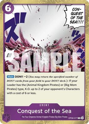 Conquest of the Sea card from Two Legends