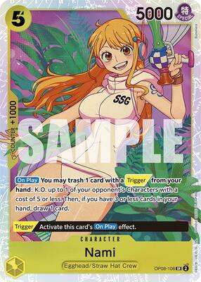 Nami card from Two Legends