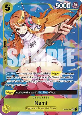 Nami (Parallel) card from Two Legends